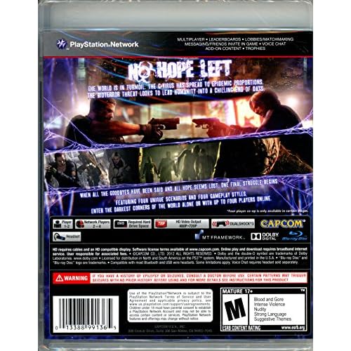 Image 2 of Resident Evil 6 Walmart Exclusive W/ 3 Pack Of Resident Evil 6