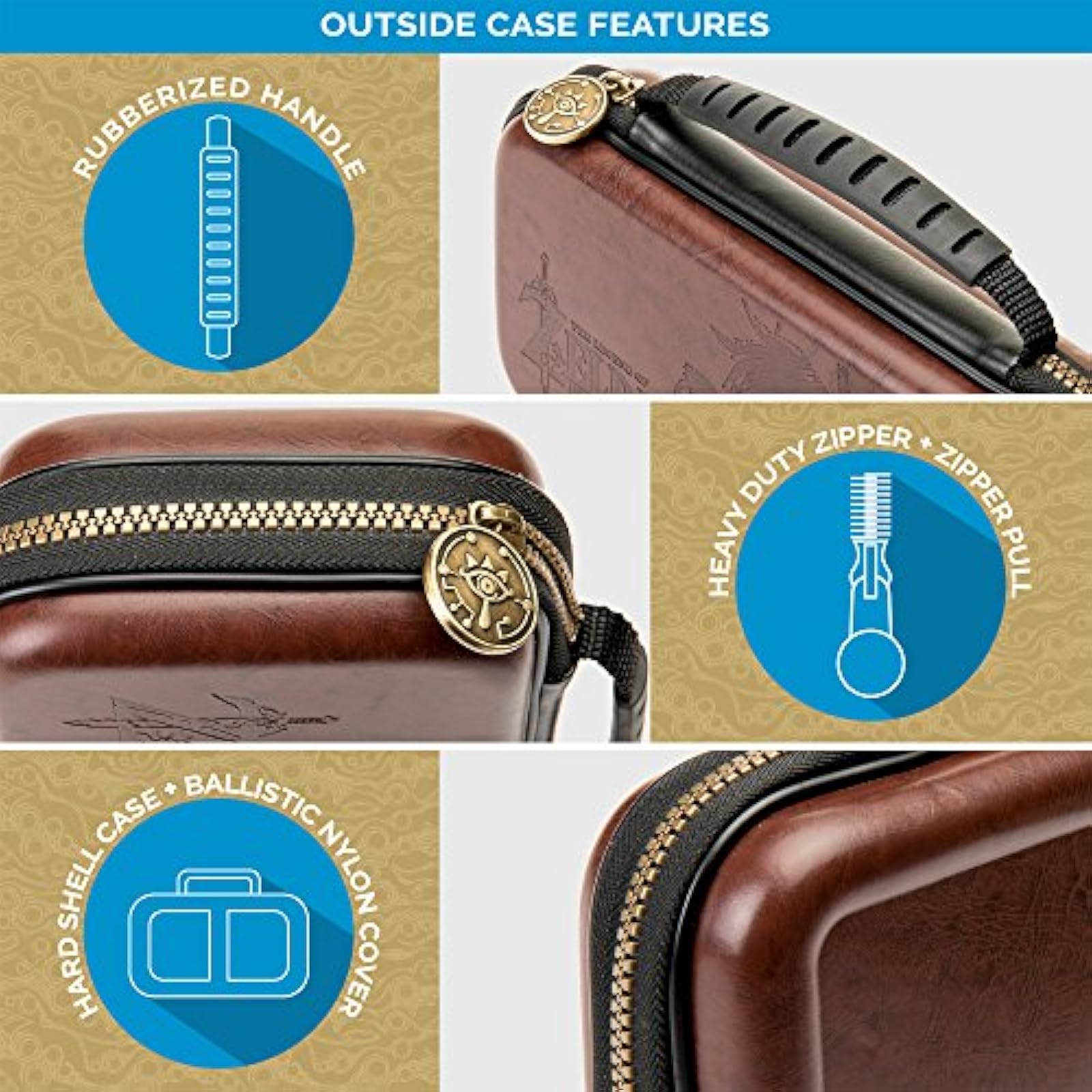 Image 3 of Deluxe Zelda Link Travel Case Premium Hard Case