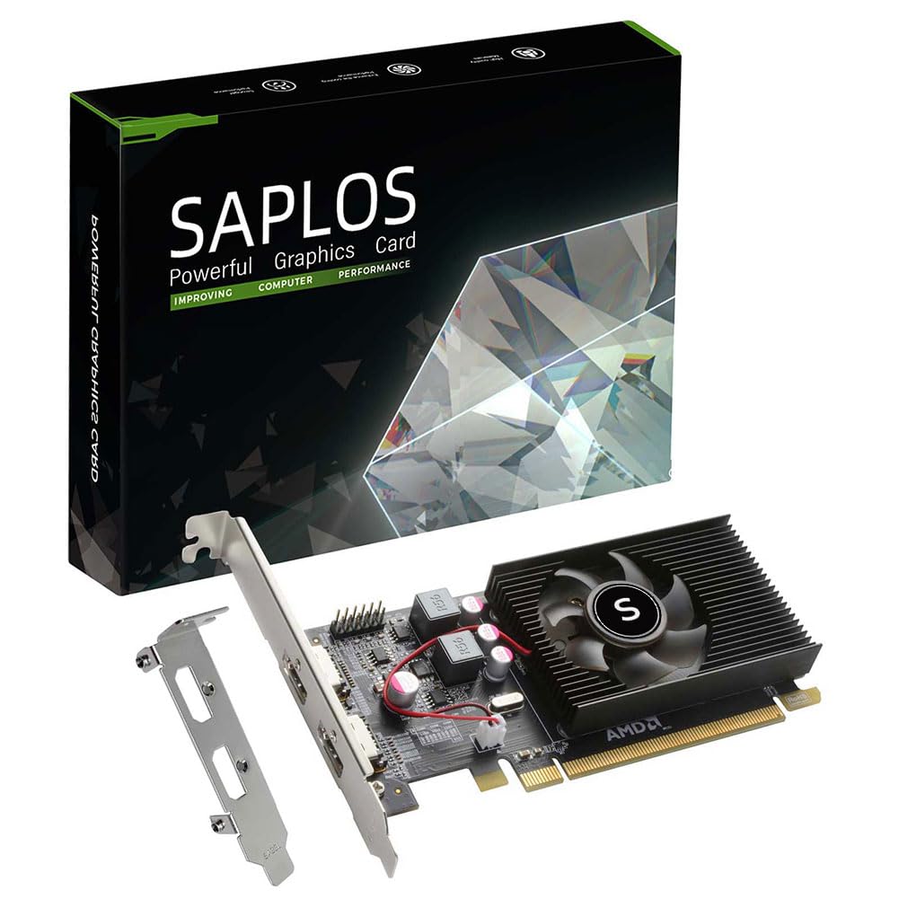 Image 0 of Saplos Radeon HD 6570 Graphics Card Dual HDMI 1G GDDR3 64-BIT Video