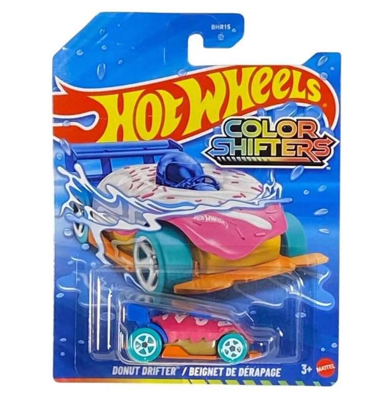 Image 0 of Hot Wheels Color Shifters Donut Drifter Changes Color When Exposed To