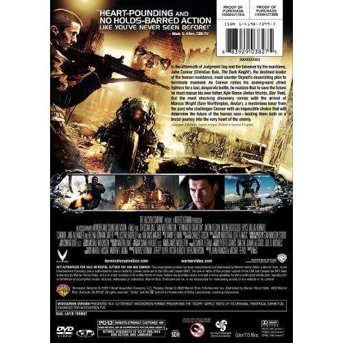 Image 1 of Terminator Salvation Widescreen Edition On DVD With Christian Bale