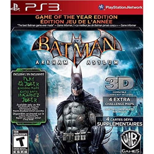Batman: Arkham Asylum Game Of The Year Edition For PlayStation 3 PS3
