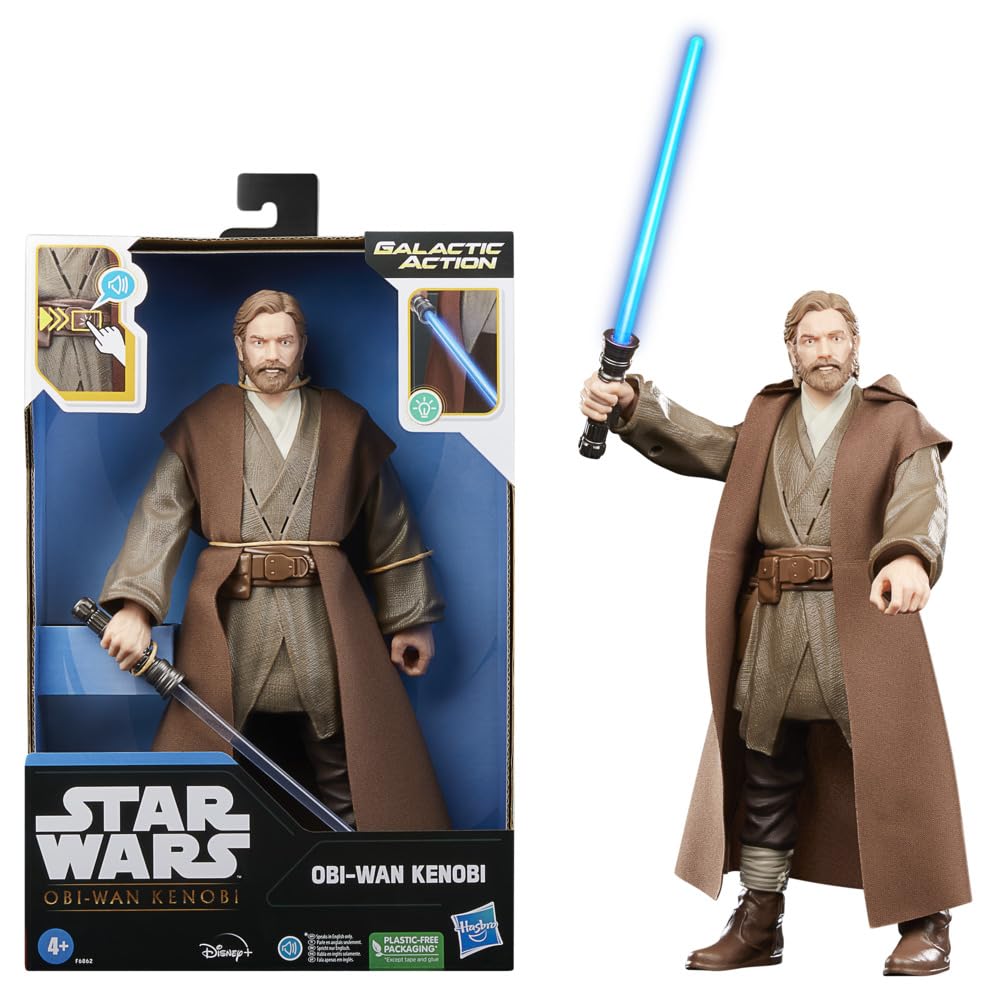Image 0 of Star Wars Galactic Action Obi-Wan Kenobi 12-Inch-Scale Action Figure