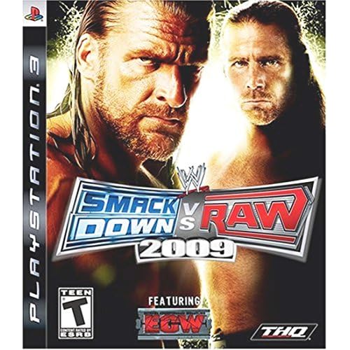 WWE Smackdown Vs Raw 2009 For PlayStation 3 PS3 Fighting