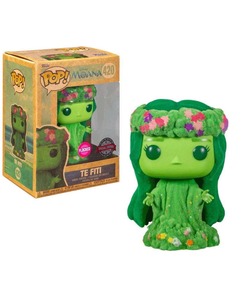 Image 0 of Funko Moana Pop! Te Fiti Flocked Earth Day 420 Collectible