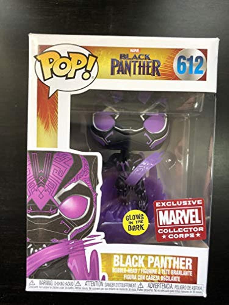 Funko Pop 612 Marvel Collector Corps Exclusive Black Panther 612
