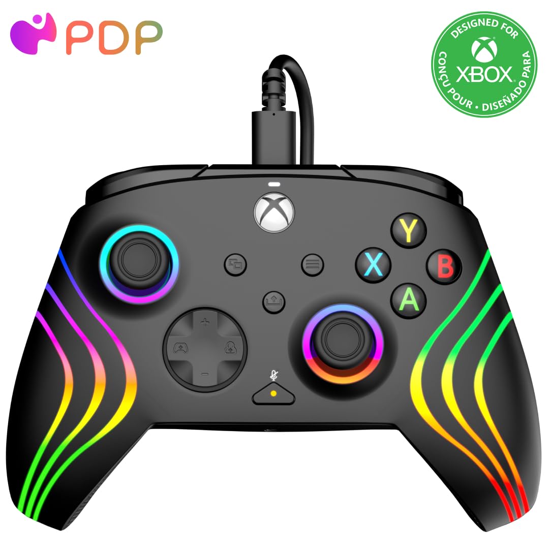 Image 0 of PDP Afterglow Wave Wired LED Controller Licensed For Xbox Series X|s