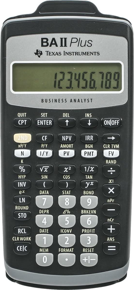 Image 0 of Texbaiiplus Texas Instruments Ba-Ii Plus Adv Financial Calculator
