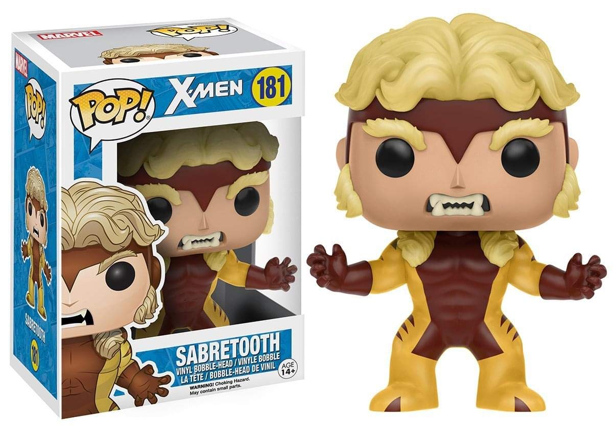 Image 0 of Funko Pop 181 Marvel: X-Men Sabretooth Figure Toy Collectible
