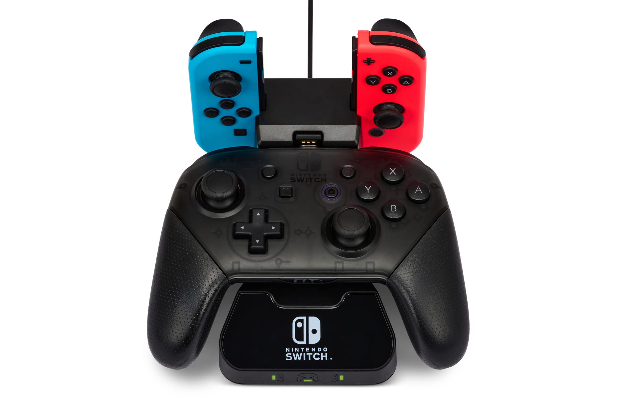 PowerA Controller Charging Base For Nintendo Switch Black Wireless