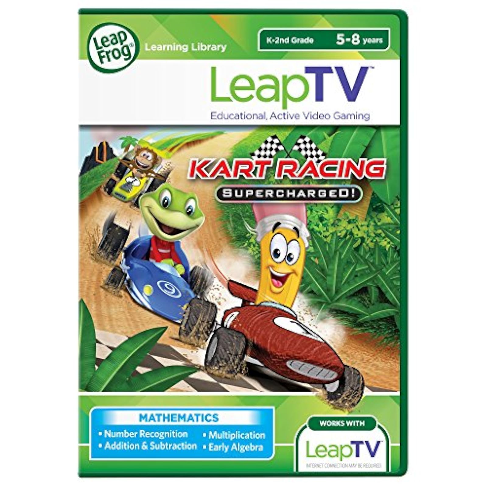 Leapfrog Leaptv Kart Racing: Supercharged! Educational Active Video