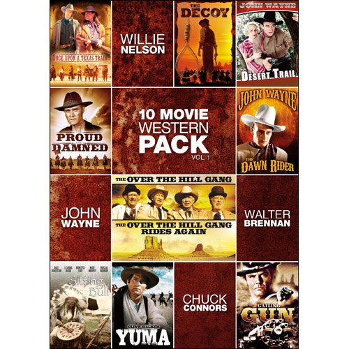 10-MOVIE Western Pack 1 On DVD With Guy Stockwell Westerns