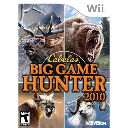 Cabela's Big Game Hunter 2010 Nintendo Wii Game Only Shooter