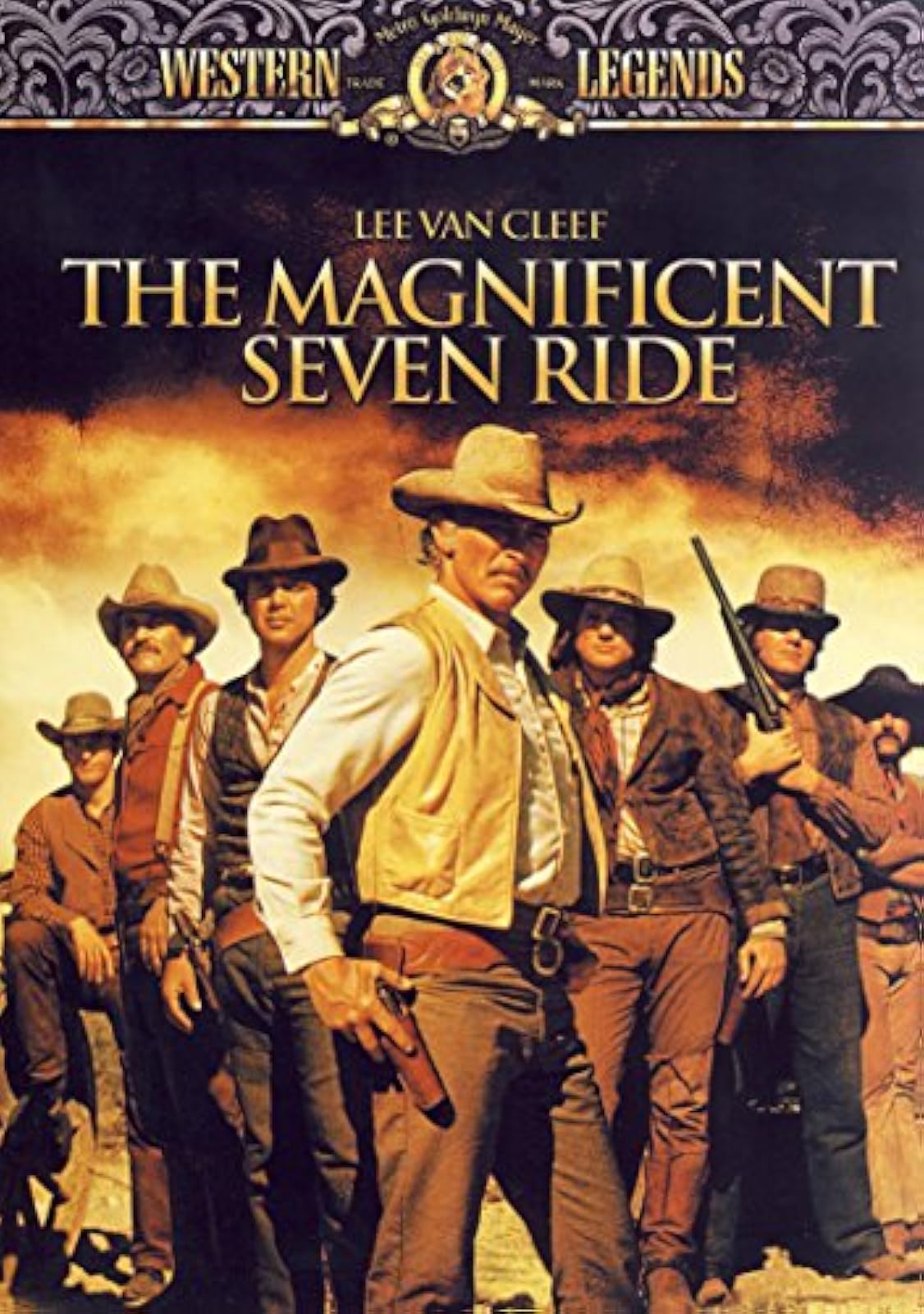 Magnificent Seven Ride On DVD With Lee Van Cleef Stefanie Powers Pedro