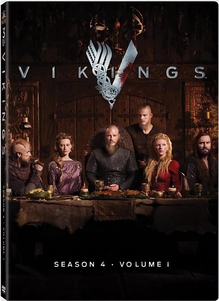 Image 0 of Vikings Season 4 DVD On DVD With Gustaf Skarsgard TV Series
