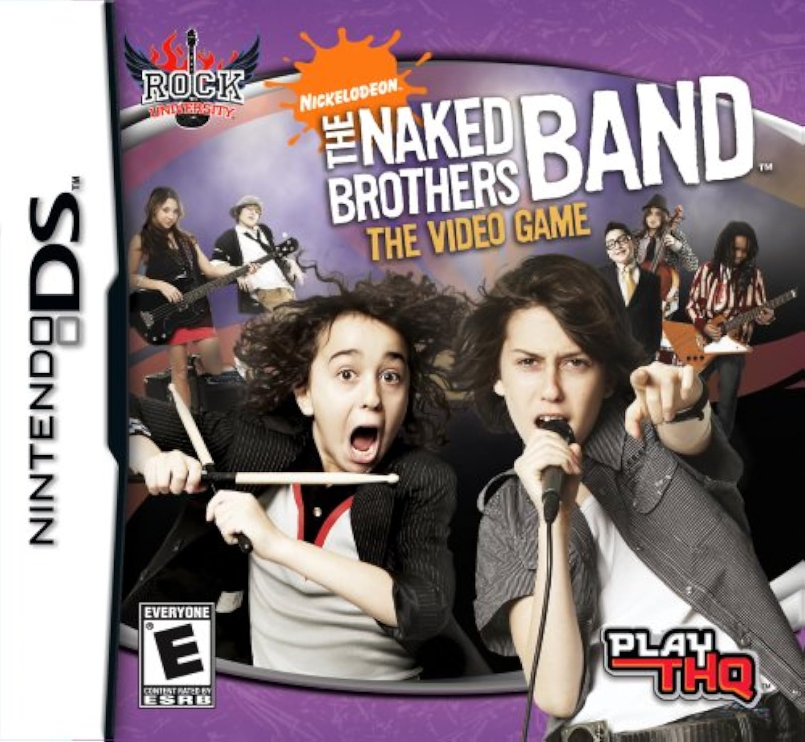 Naked Brothers Band For Nintendo DS DSi 3DS 2DS