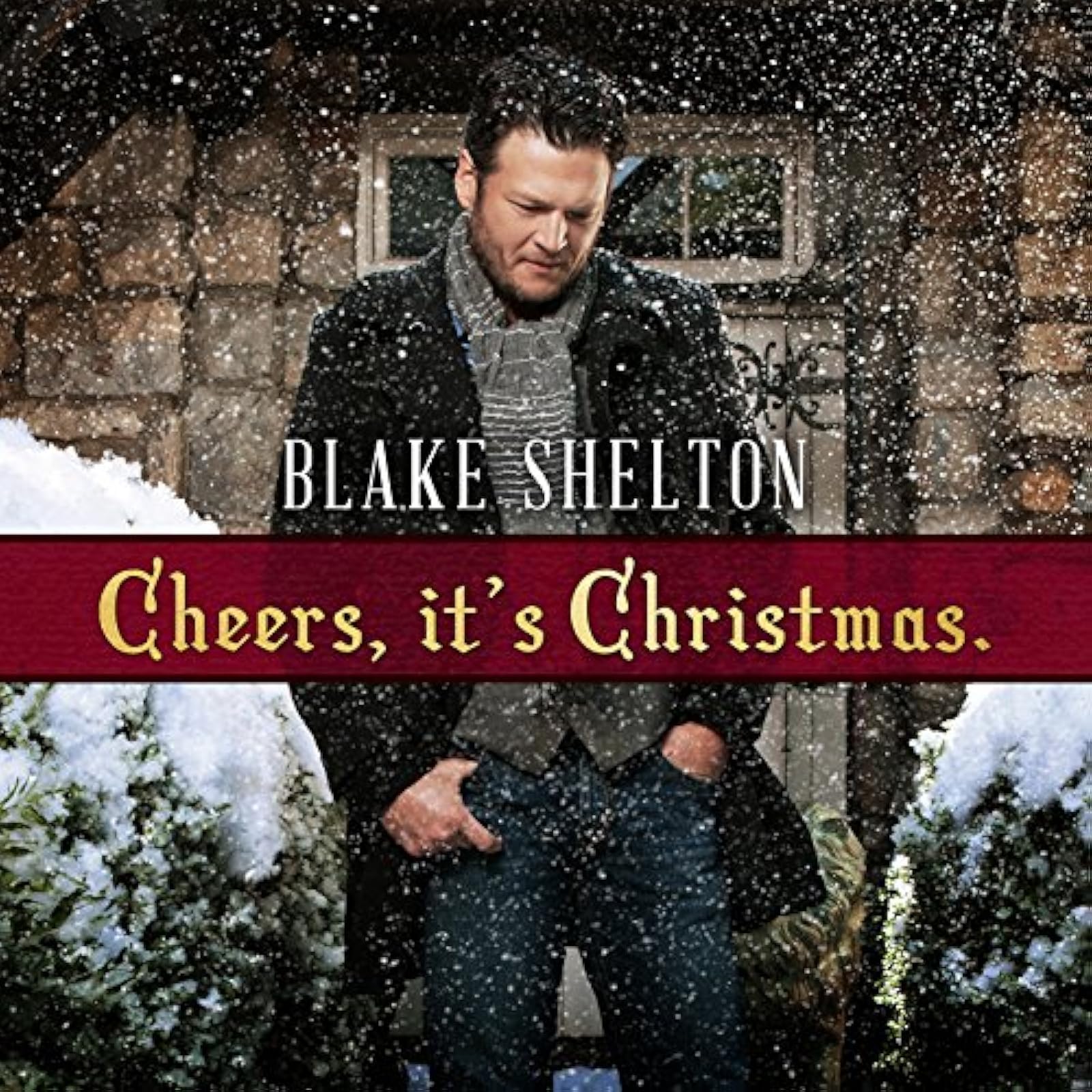 Image 0 of Cheers It's Christmas By Blake Shelton On Audio CD Album Black 2017