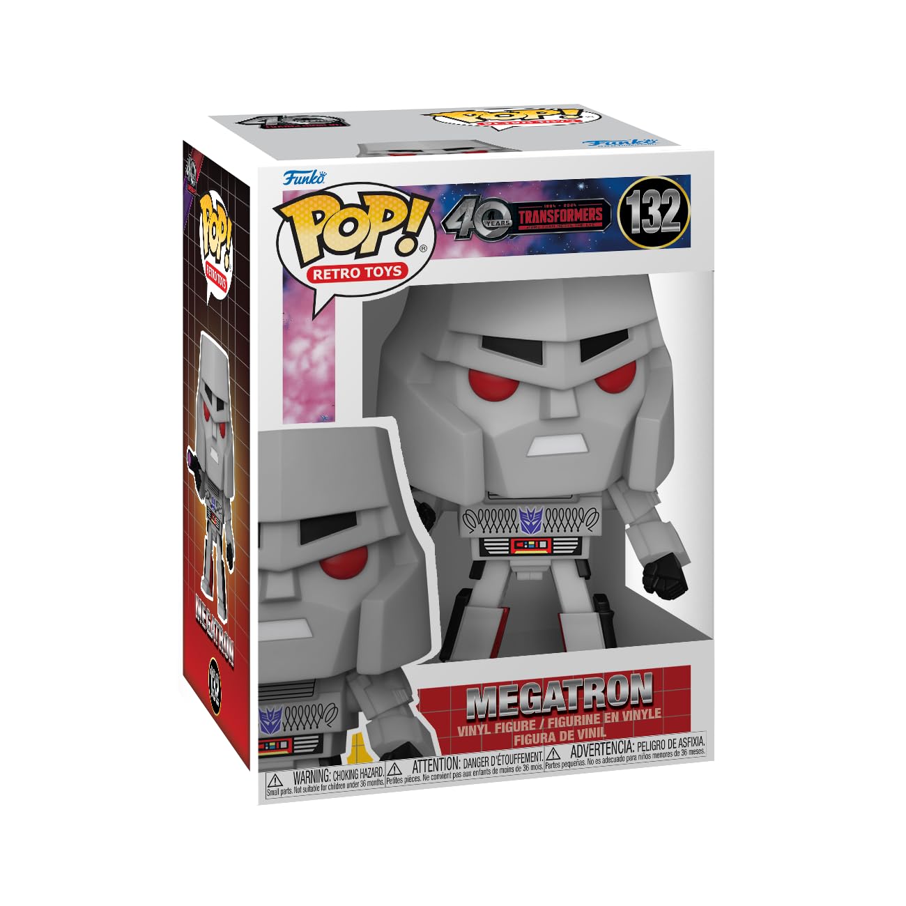Image 0 of Funko Pop Retro Toys: 132 Transformers: Generation 1-40th Anniversary Megatron C