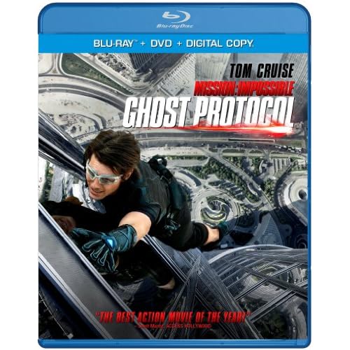 Mission: Impossible Ghost Protocol Two-Disc On Blu-Ray With Tom Cruise