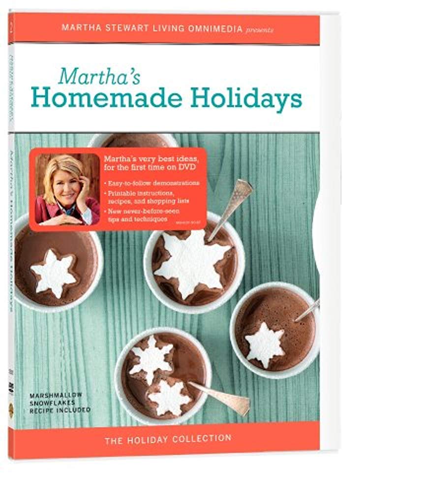 The Martha Stewart Holiday Collection Homemade Holidays On DVD