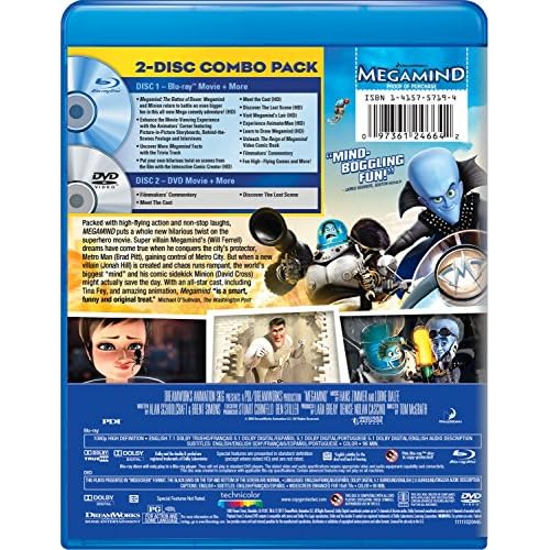 Image 2 of Megamind On Blu-Ray With Will Ferrell 2