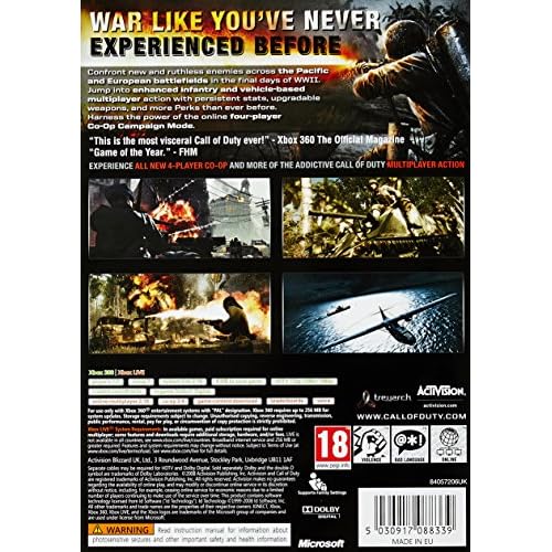 Image 2 of Call Of Duty: World At War Platinum Hits For Xbox 360 COD Shooter