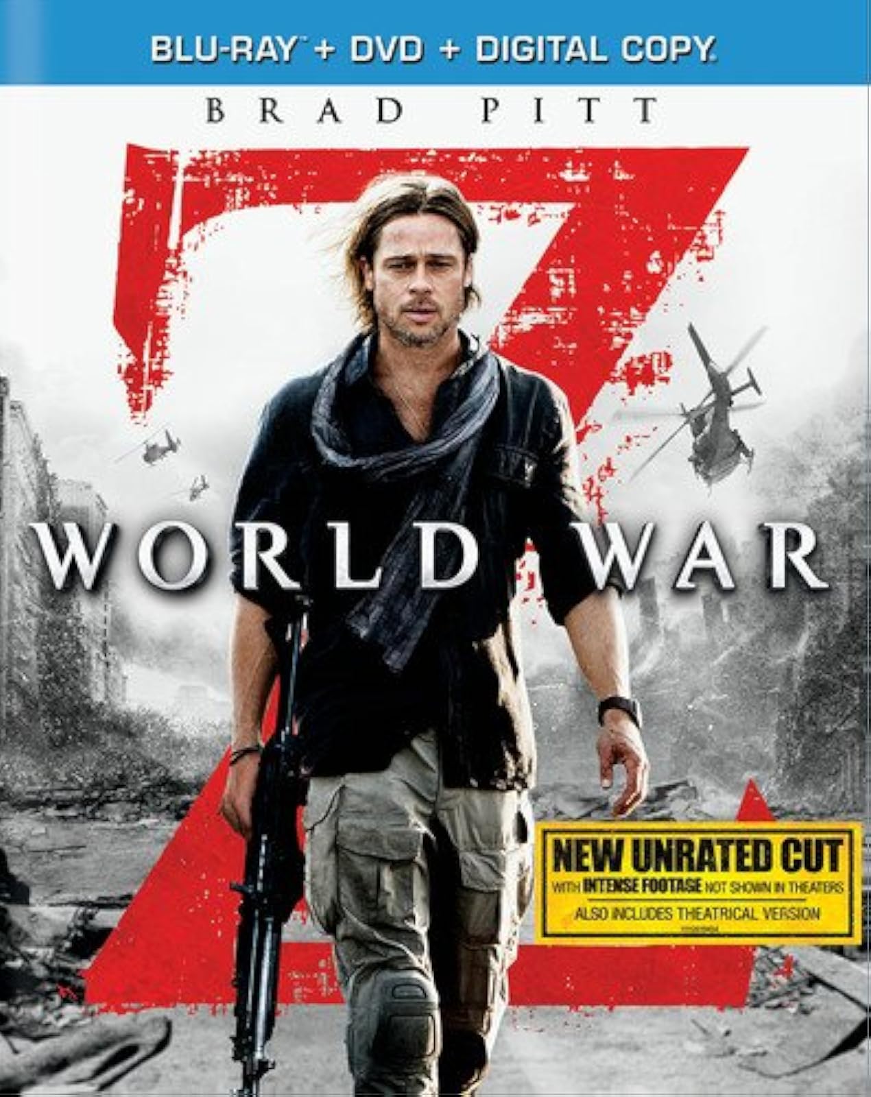 World War Z On Blu-Ray With Brad Pitt Movie 