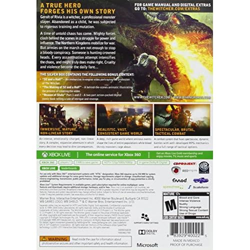 Image 2 of The Witcher 2: Assassins Of Kings Enhanced Edition For Xbox 360 RPG