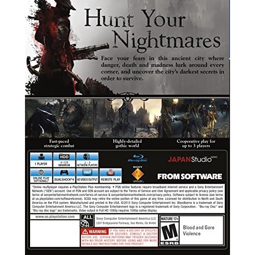 Image 3 of Bloodborne For PlayStation 4 PS4 RPG