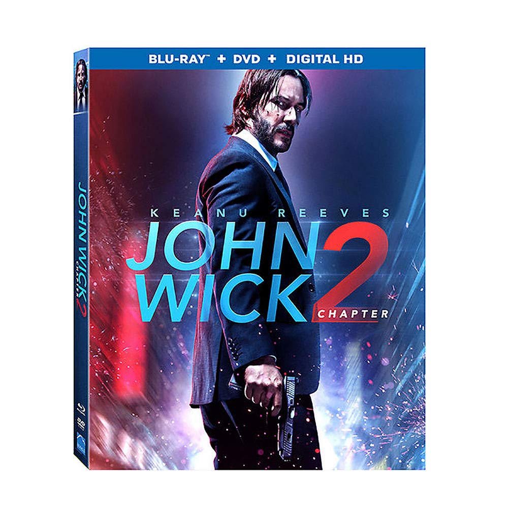 John Wick: Chapter 2 +DVD+ Digital HD Region 1 On Blu-Ray
