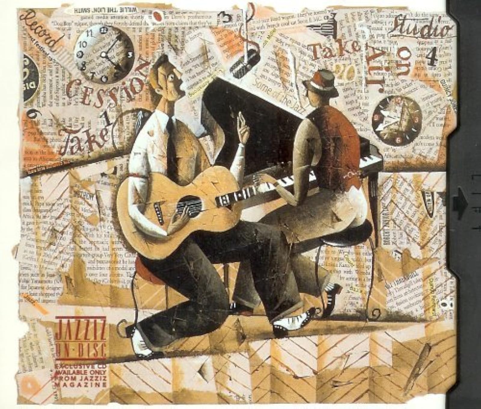 Image 0 of Jazziz On Disc October 1995 By Joey Calderazzo And Charlie Hunter Trio