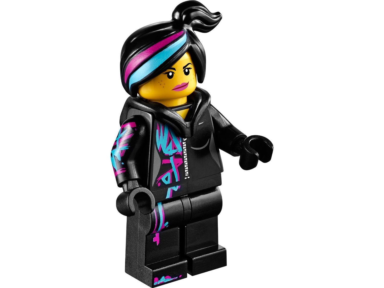 Lego The Movie Minifigure: Wyldstyle With Hoodie Down