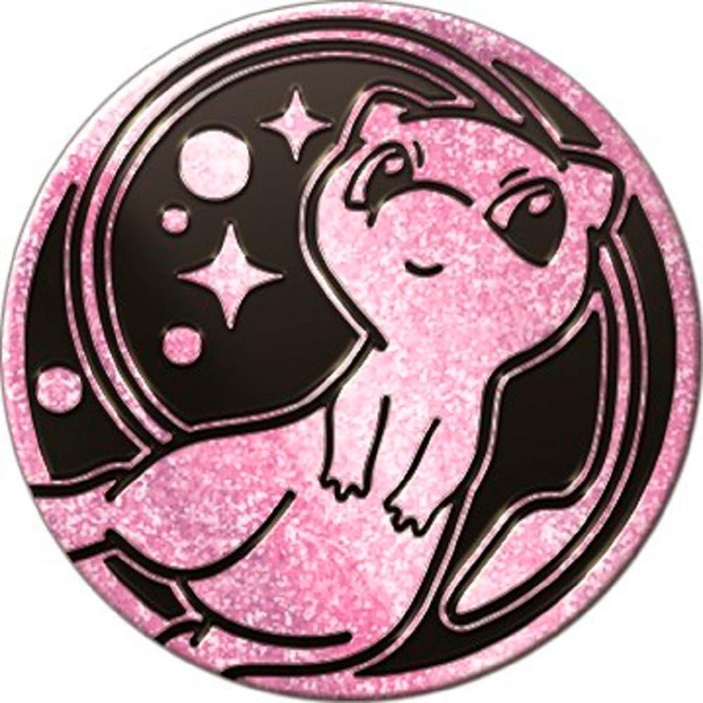 Image 0 of Official Pokemon Mew Trading Card Game Flipping Coin TCG Pink
