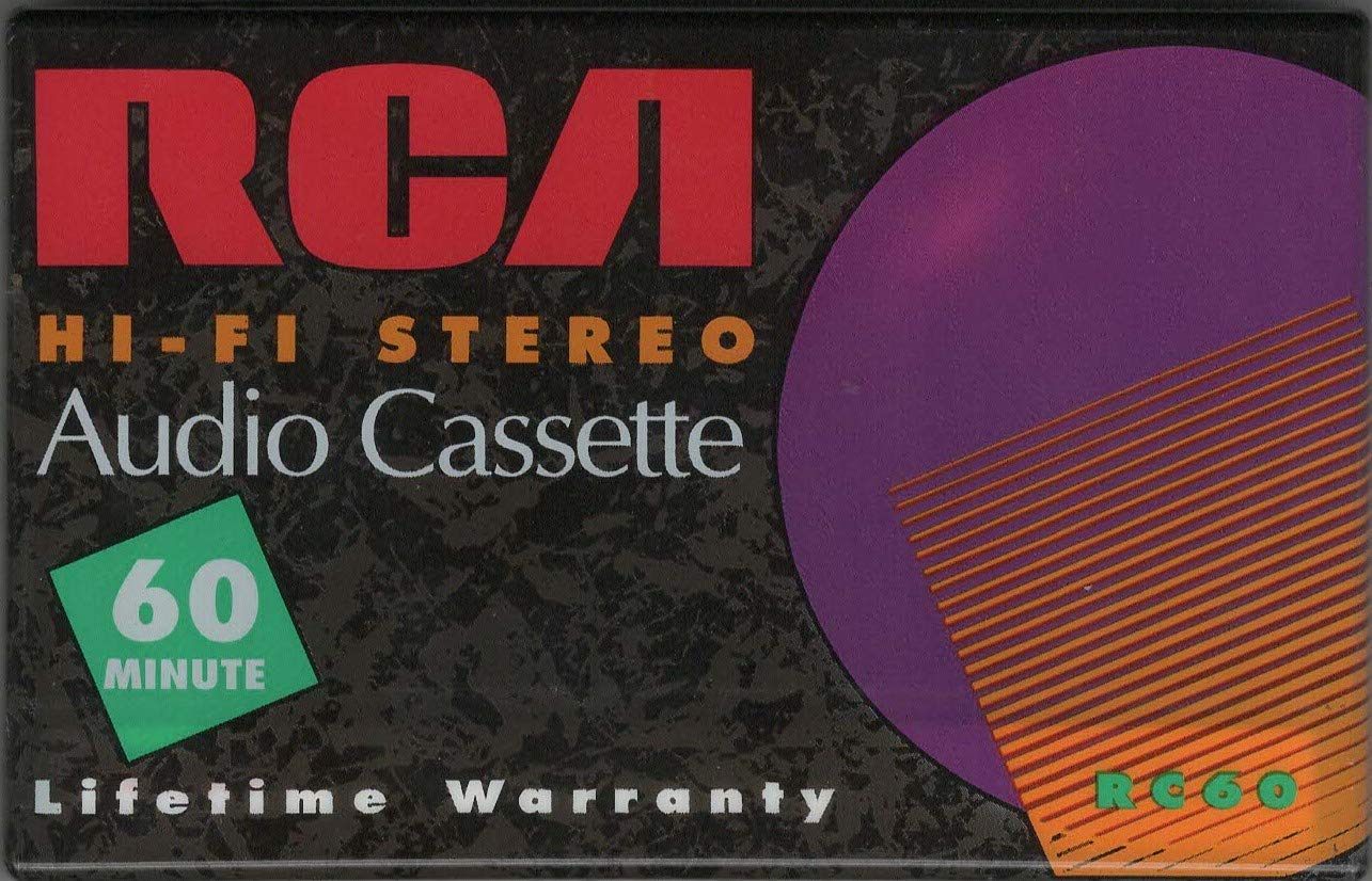 RCA Hi-Fi 60 Minute Earphones Headphones On Audio Cassette