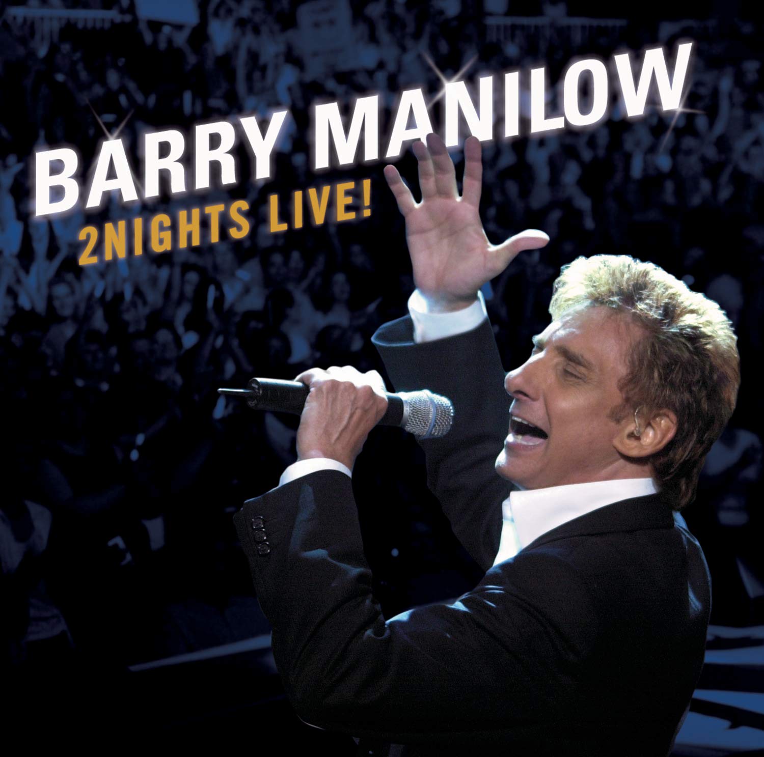 2NIGHTS Live! By Barry Manilow On Audio CD Album Black 2004