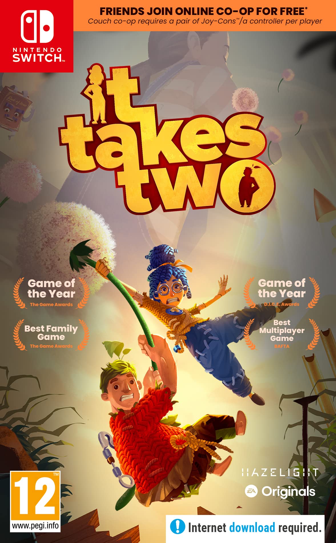 It Takes Two Switch / Switch 2 VideoGame English For Nintendo Switch