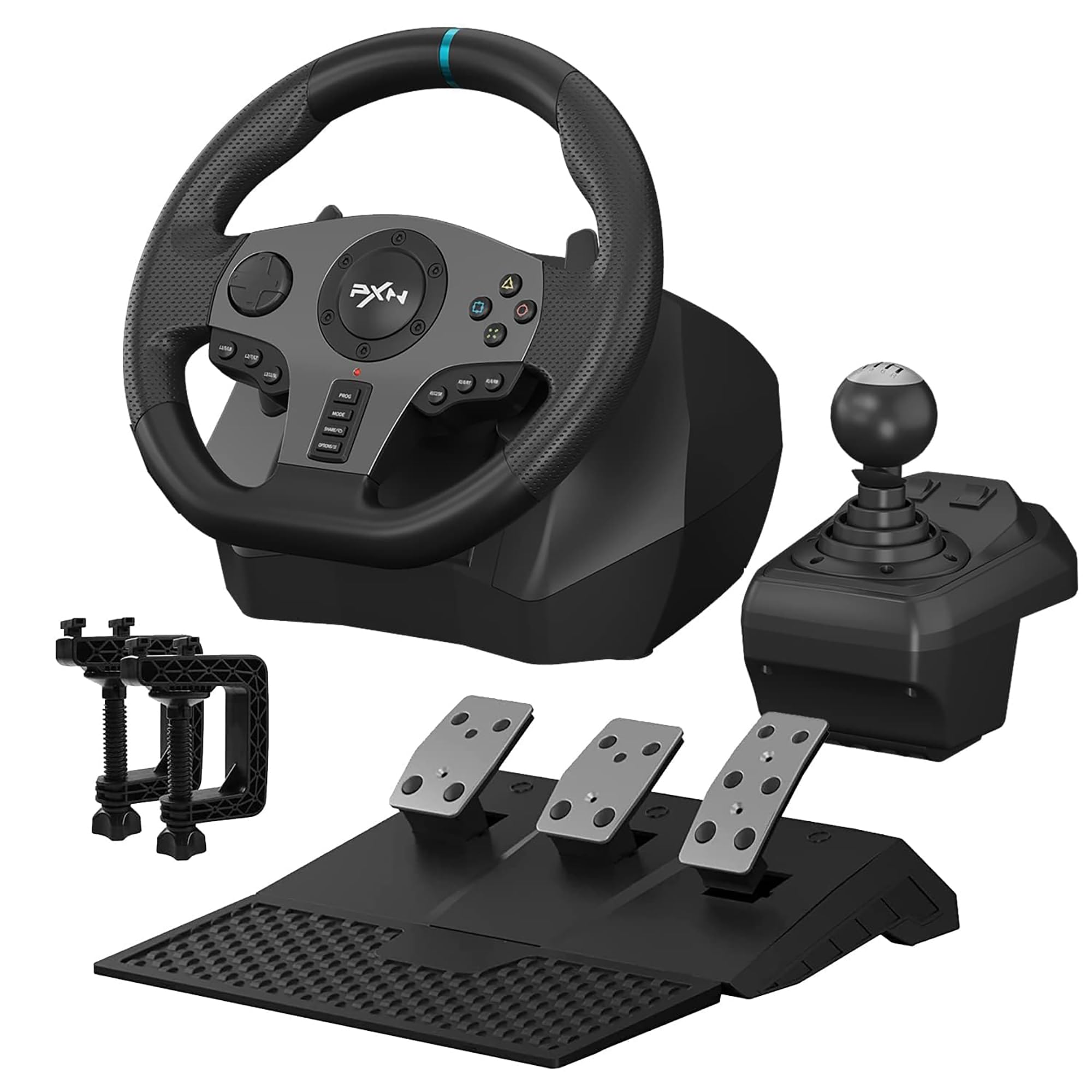 Image 0 of Pxn V9 Gaming Racing Wheel PC Steering Wheel With Pedals And Shifter 2