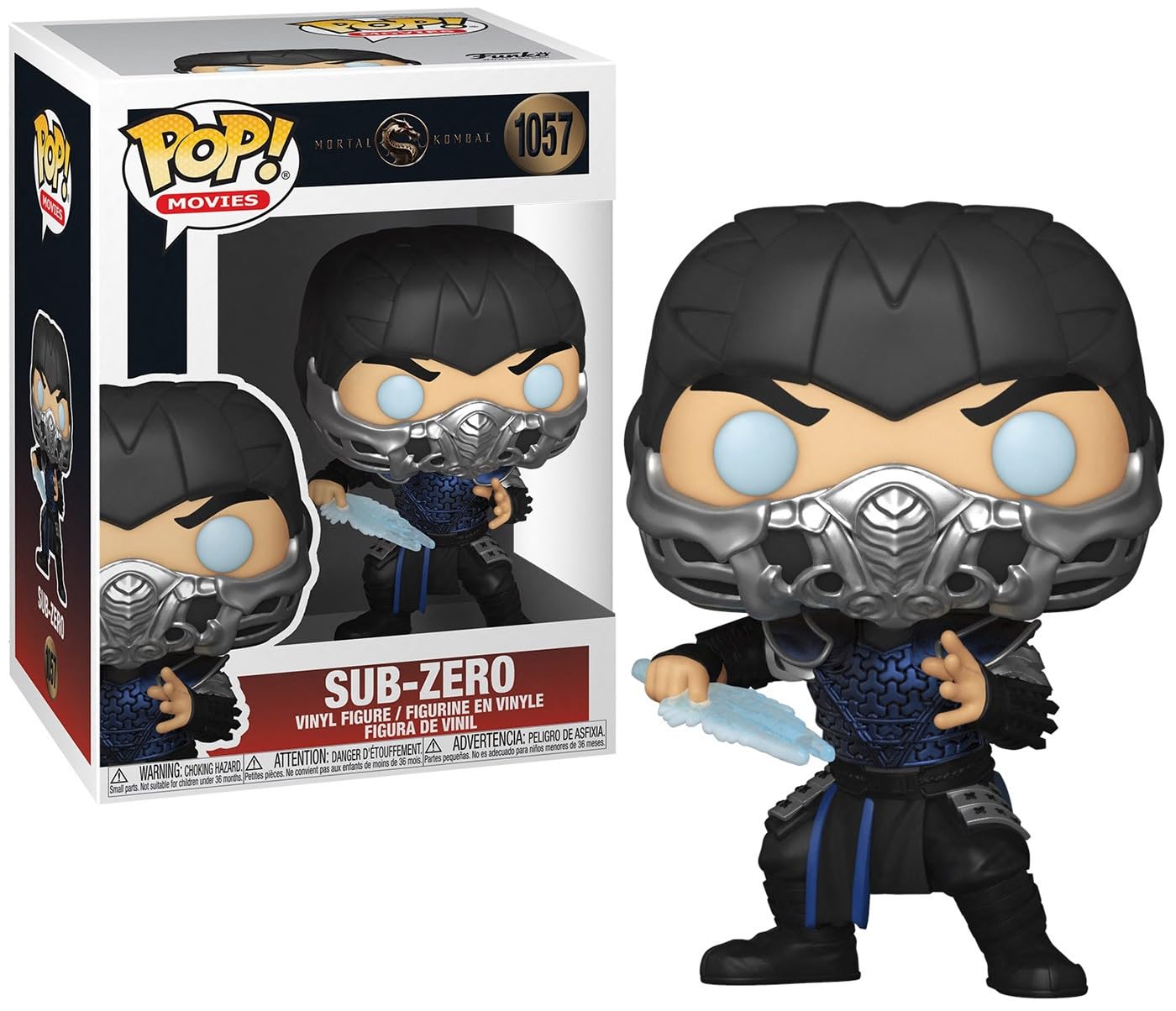 Funko Pop! 1057 Movies: Mortal Kombat Sub-Zero Vinyl Figure Standard