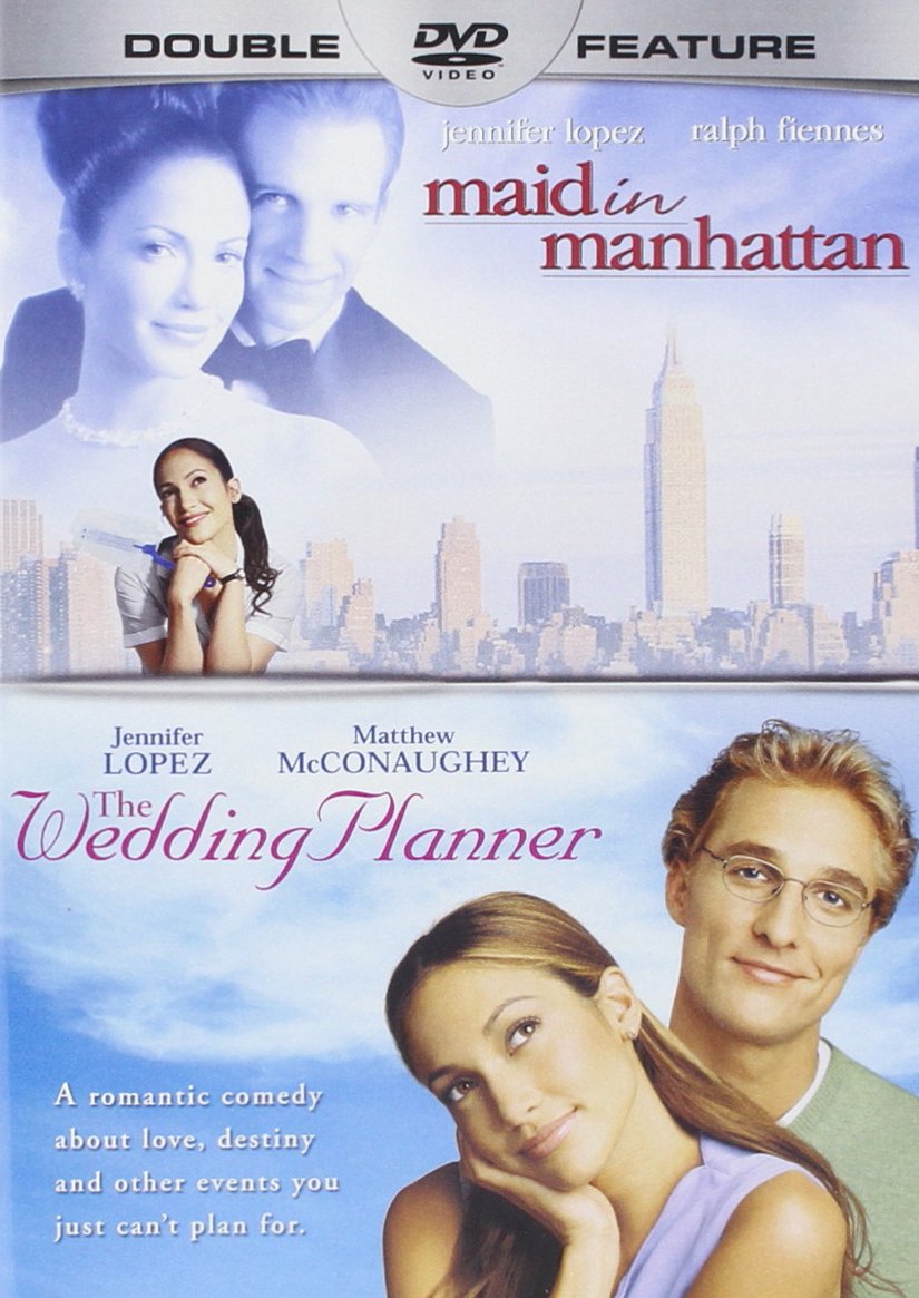 The Maid In Manhattan / Wedding Planner On DVD Comedy Movie