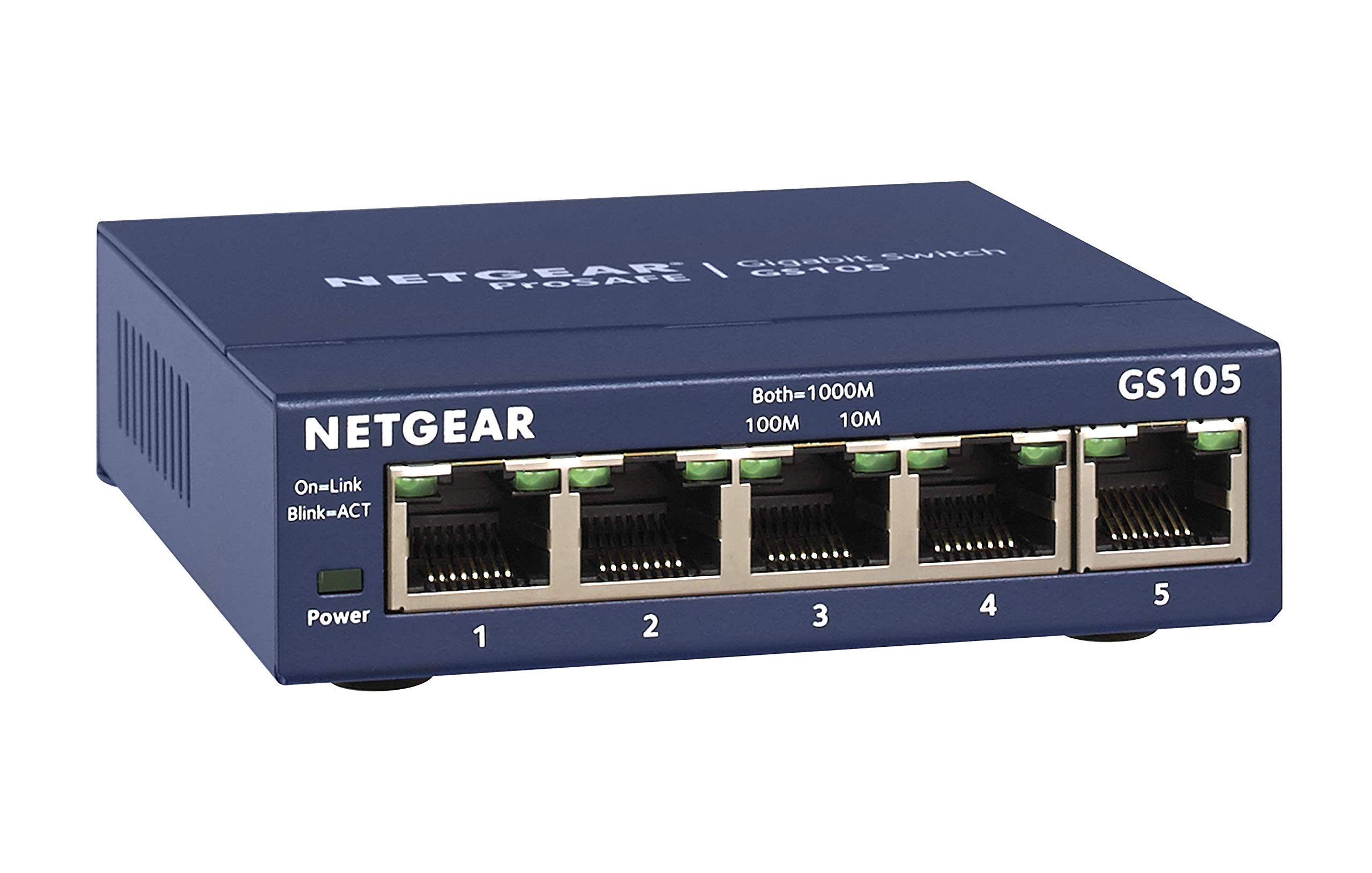 Image 0 of Netgear 5-port Gigabit Ethernet Unmanaged Switch GS105NA