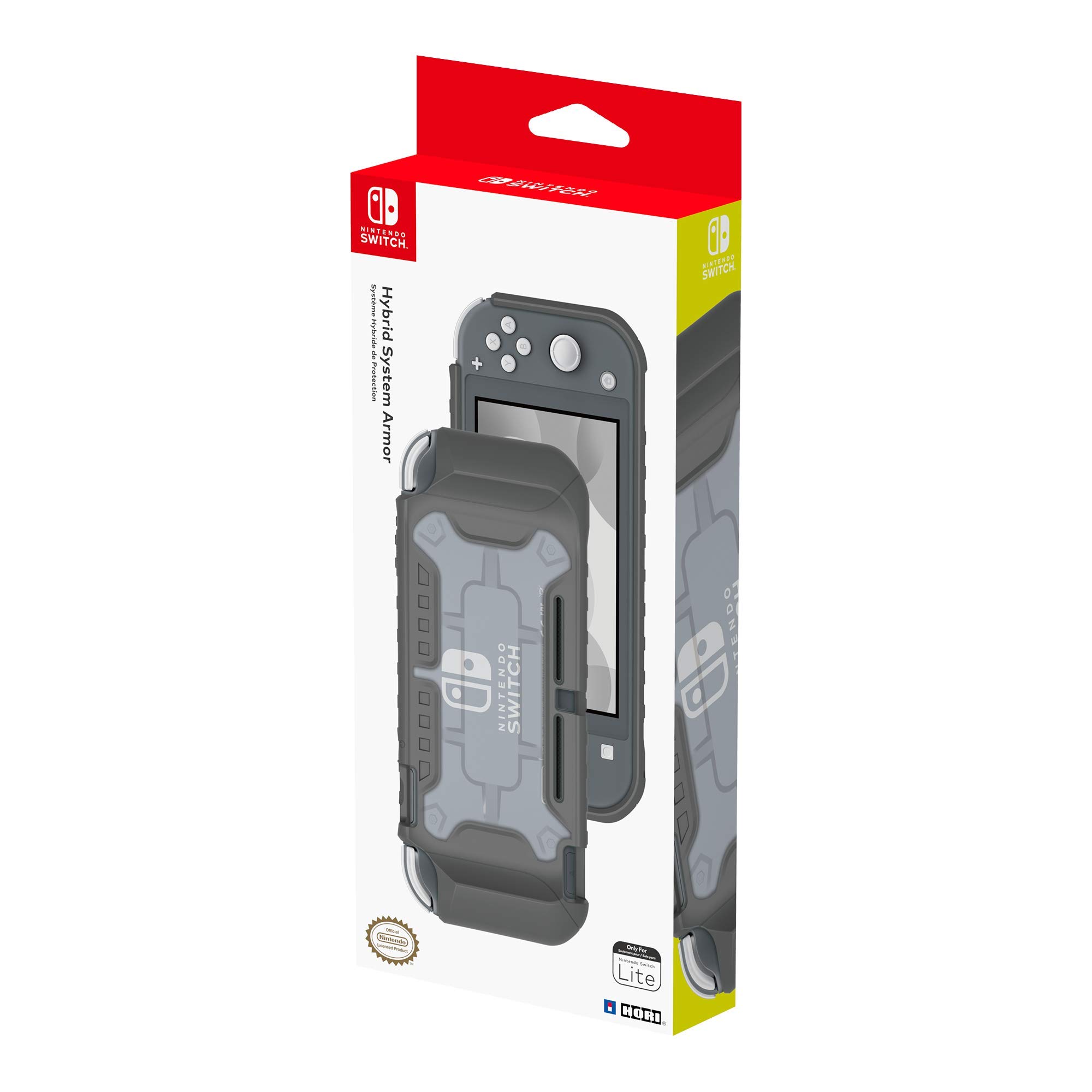 Lite Hybrid System Armor Gray By Hori For Nintendo Switch Grey