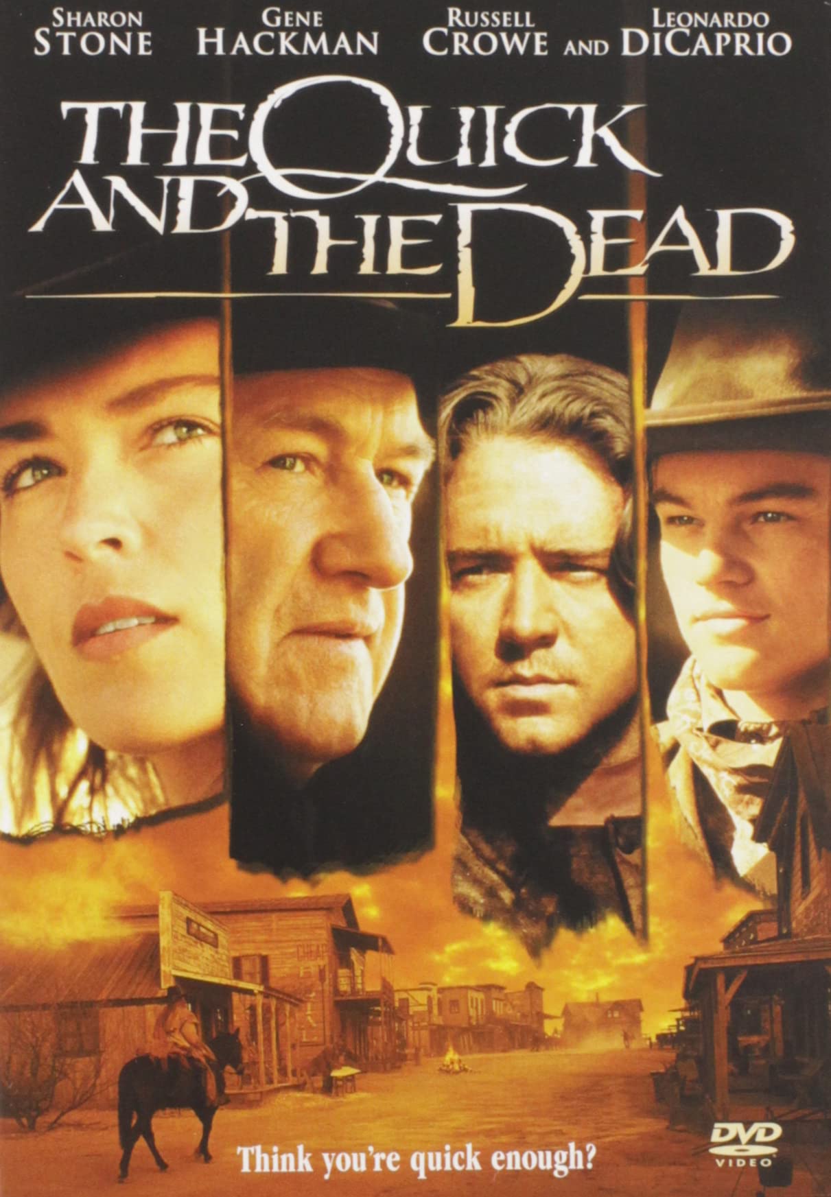 Quick And The Dead On DVD With Sharon Stone Gene Hackman Russell Crowe