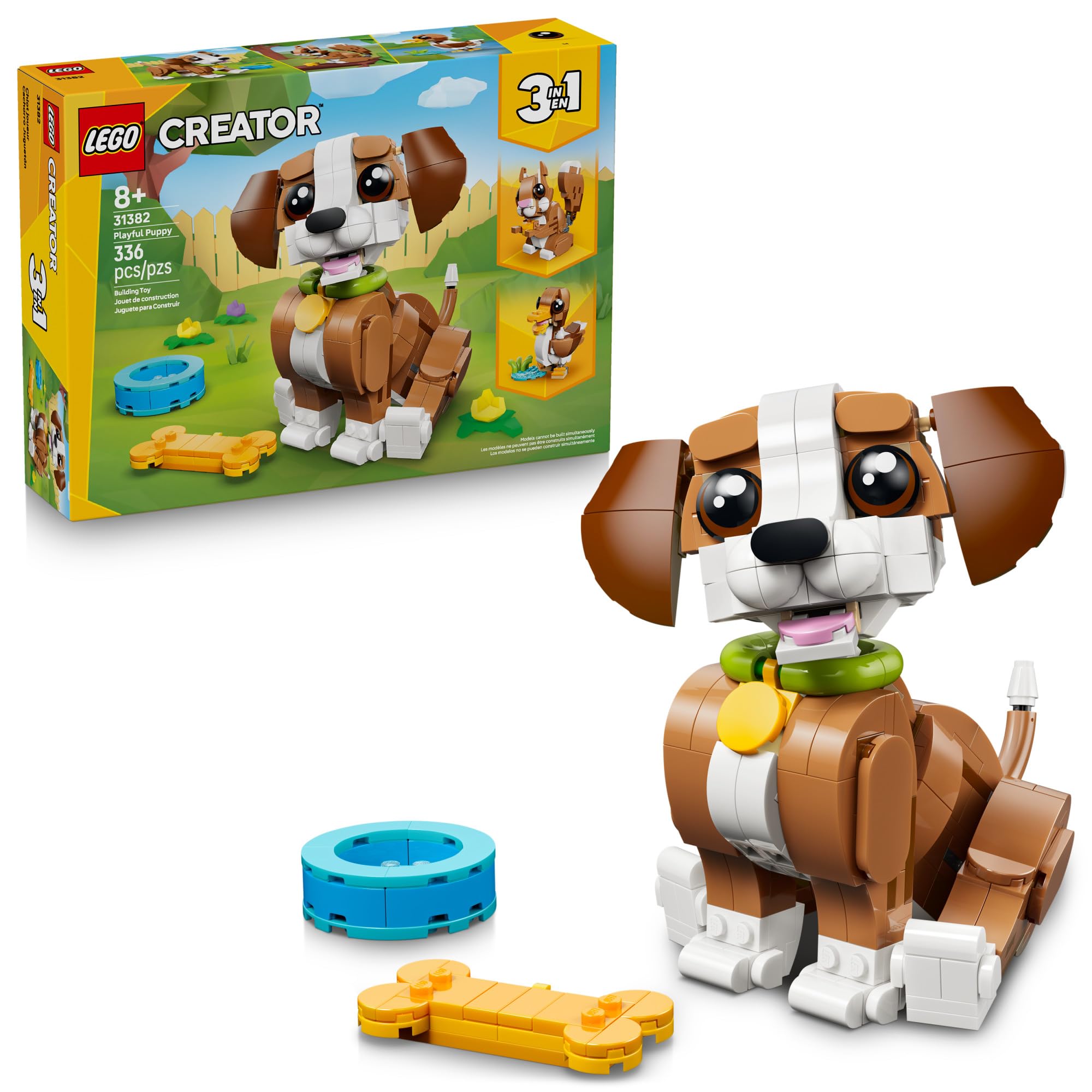 Lego Creator 3 In 1 Cute Animals: Playful Puppy Dog Building Toy