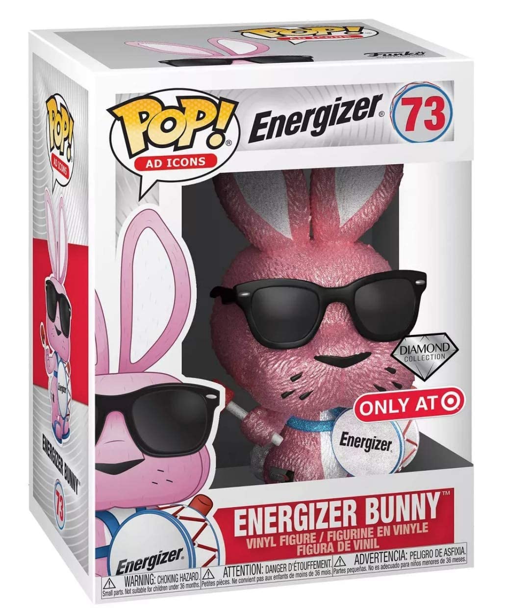 Image 0 of Funko Pop! Ad Icons: 73 Energizer Bunny Diamond Collection Target Exclusive Sdcc