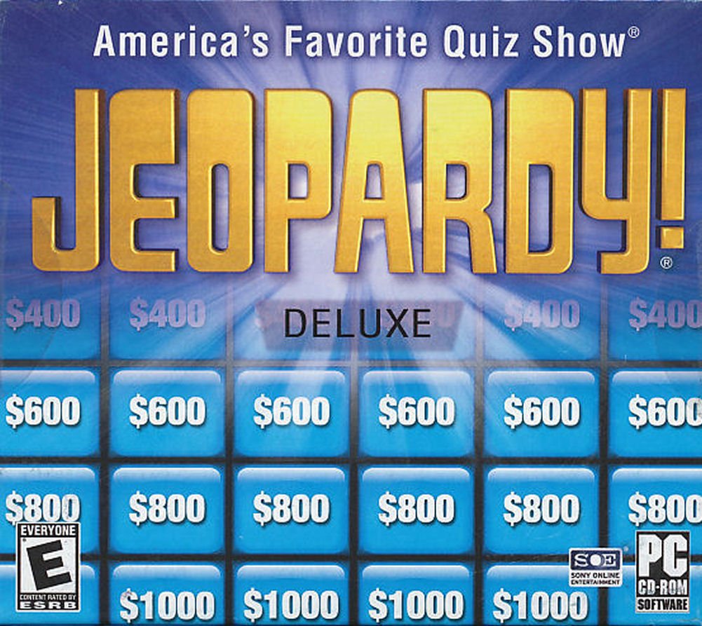Jeopardy! Deluxe America S Favorite Quiz Show Software