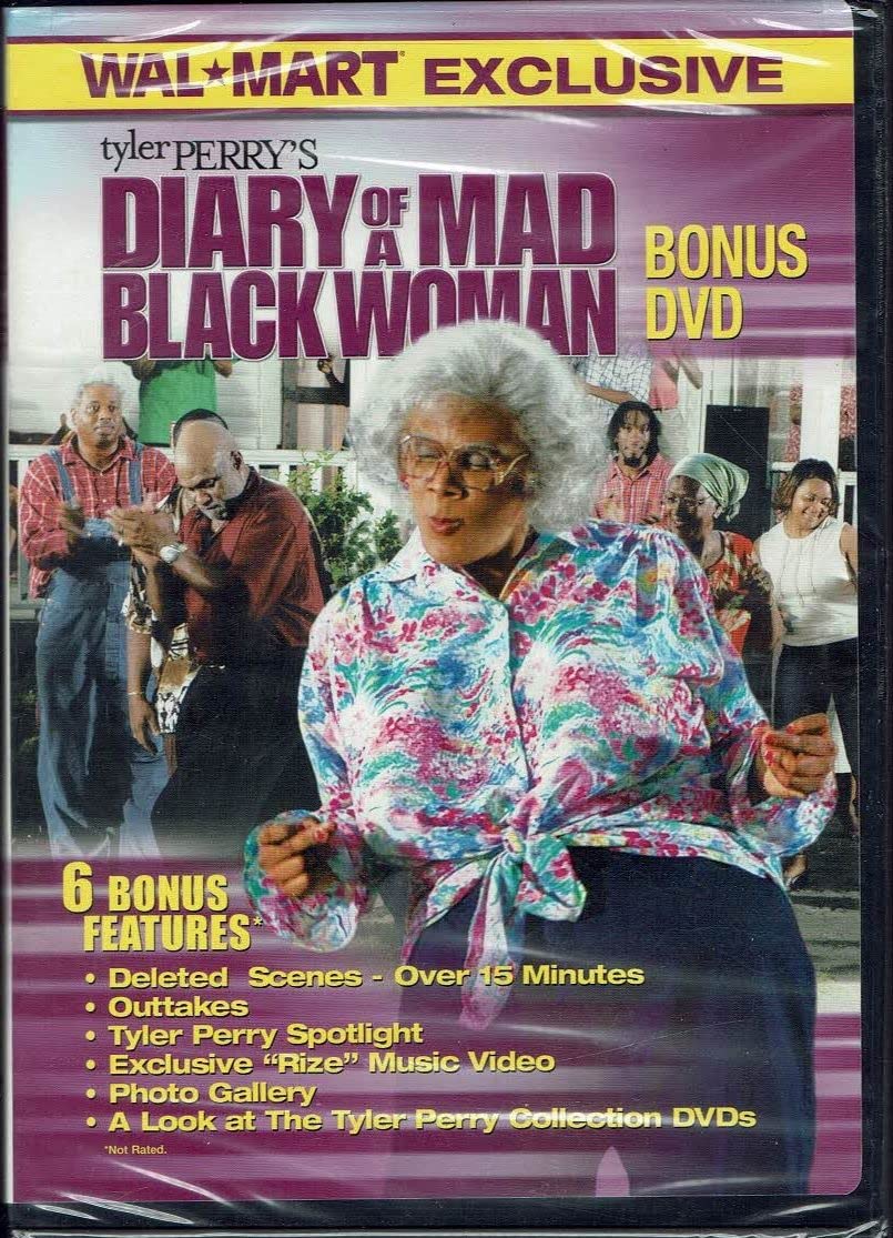 Tyler Perry's Diary Of A Mad Black Woman Bonus On DVD
