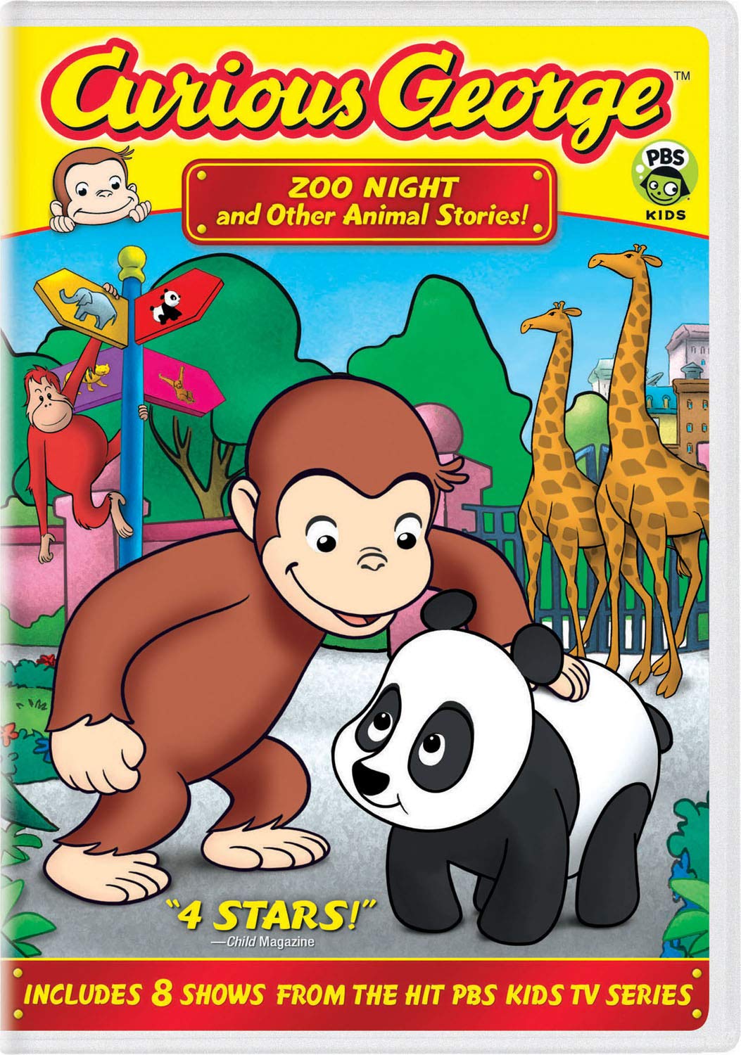 Curious George Zoo Night And Other Animal Stories On DVD With Frank