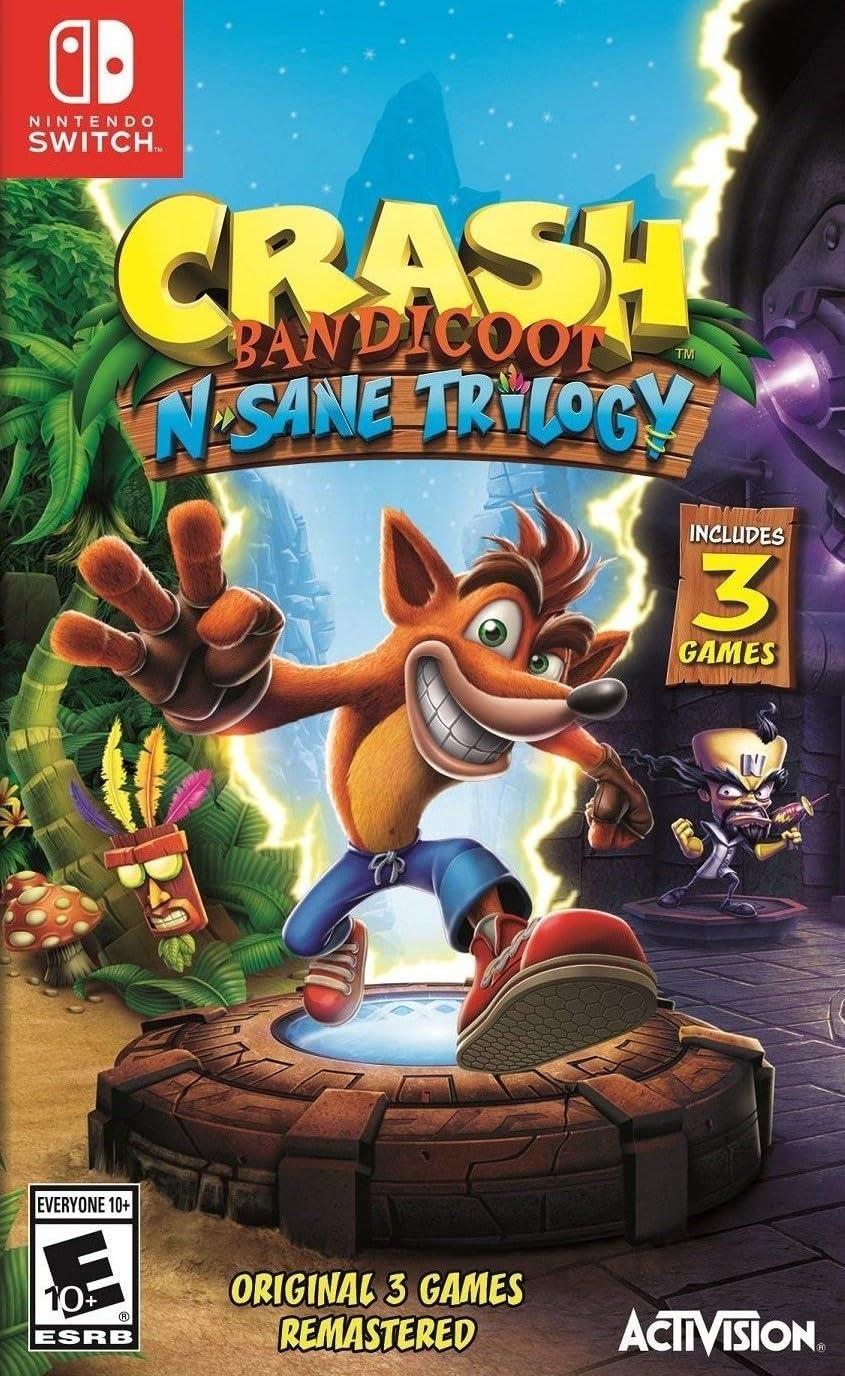Crash Bandicoot N Sane Trilogy Renewed For Nintendo Switch Platformer