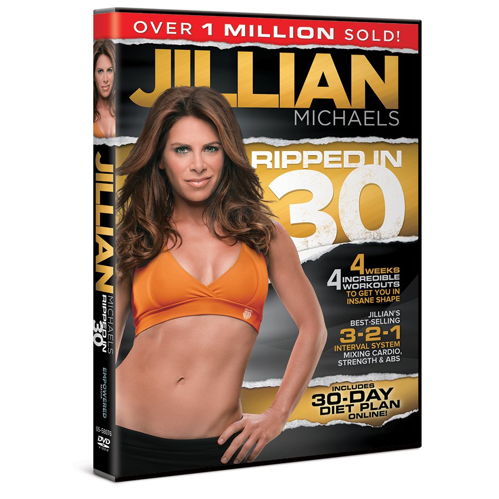 Ripped In 30 On DVD With Jillian Michaels Exercise Movie