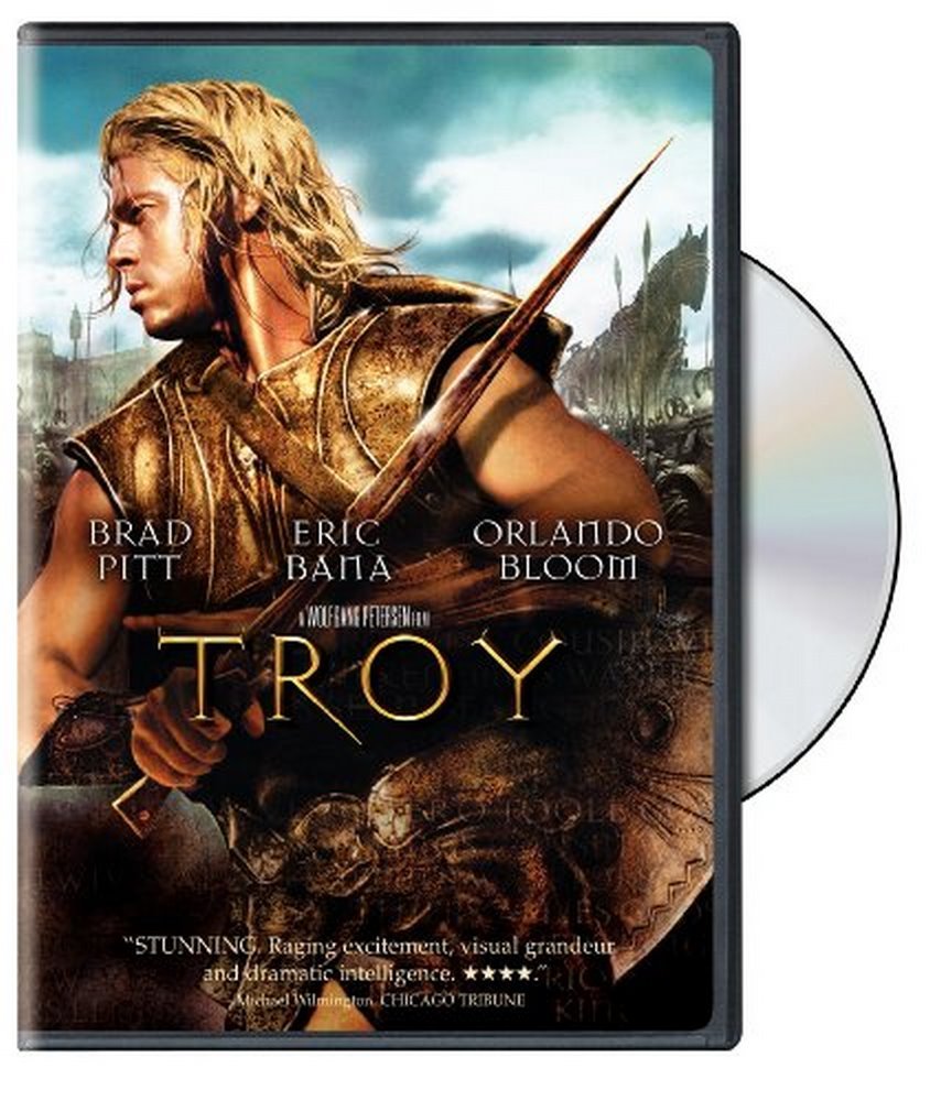 Troy Ws On DVD With Brad Pitt Eric Bana Orlando Bloom Brendan Gleeson